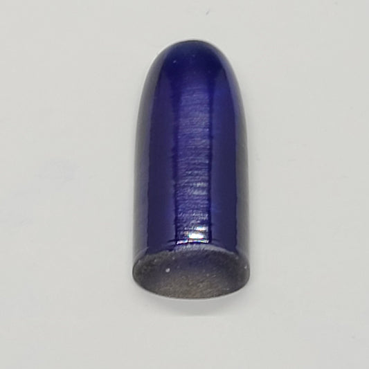 Medium Blue #33 Lab Created Corundum Sapphire Faceting Rough for Gem Cutting - Various Sizes - Split Boule : #BEGIN