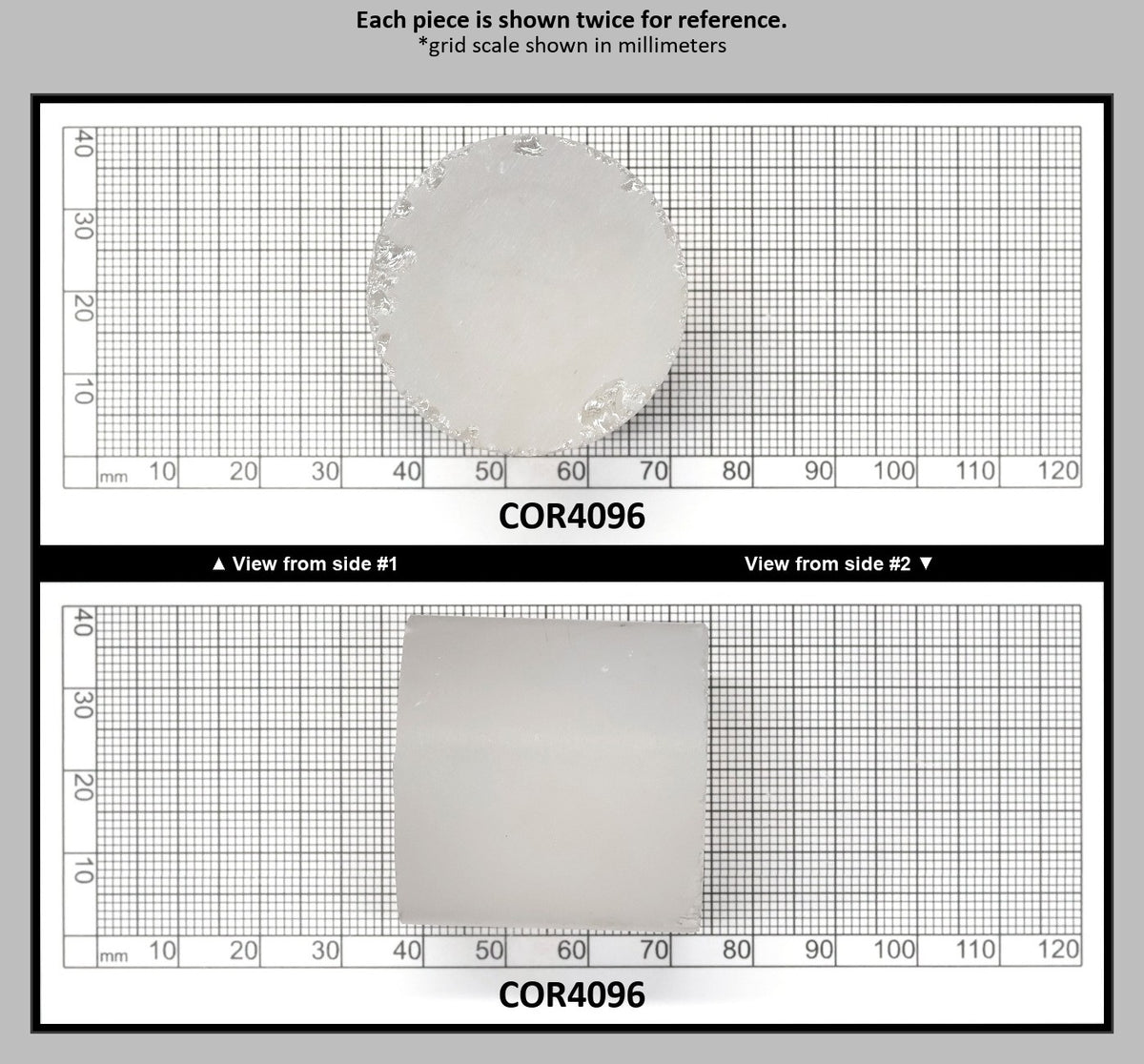 White Cylinders Lab Created Corundum Sapphire - Faceting Rough : COR4096