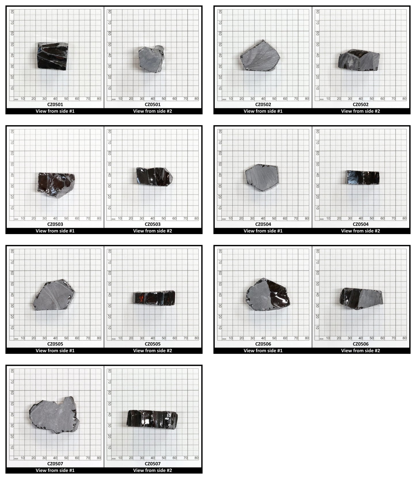 Rhodolite Cubic Zirconia Faceting Rough for Gem Cutting - Various Sizes