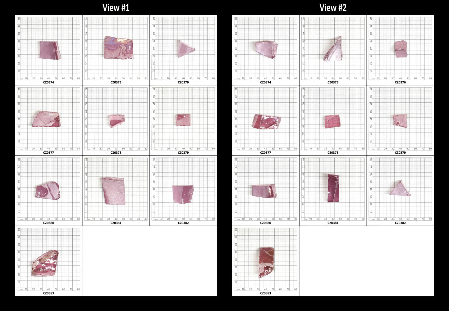 Royal Diamond Cubic Zirconia Faceting Rough for Gem Cutting - Various Sizes