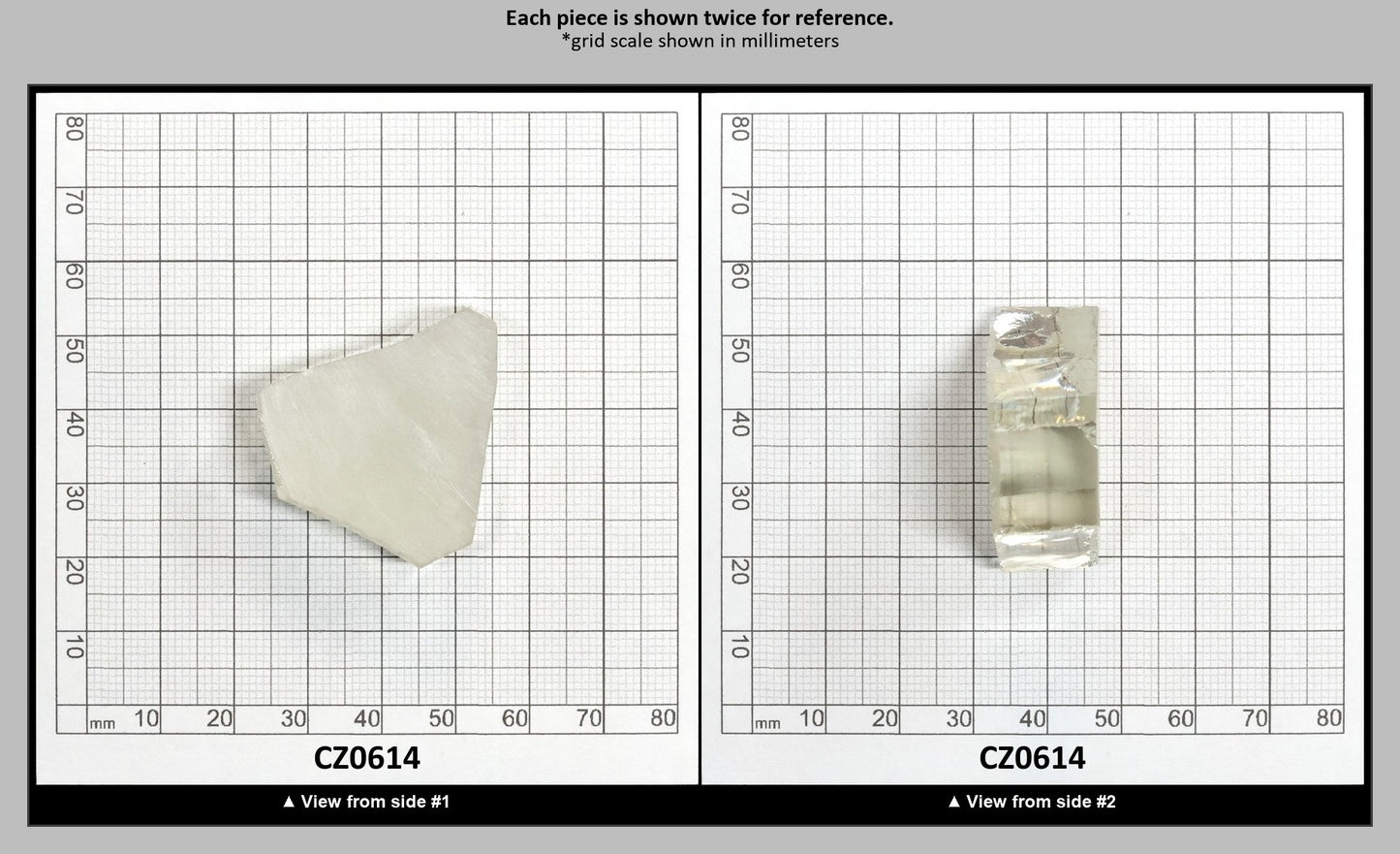 Lime Diamond Cubic Zirconia Faceting Rough for Gem Cutting - Various Sizes : CZ0614