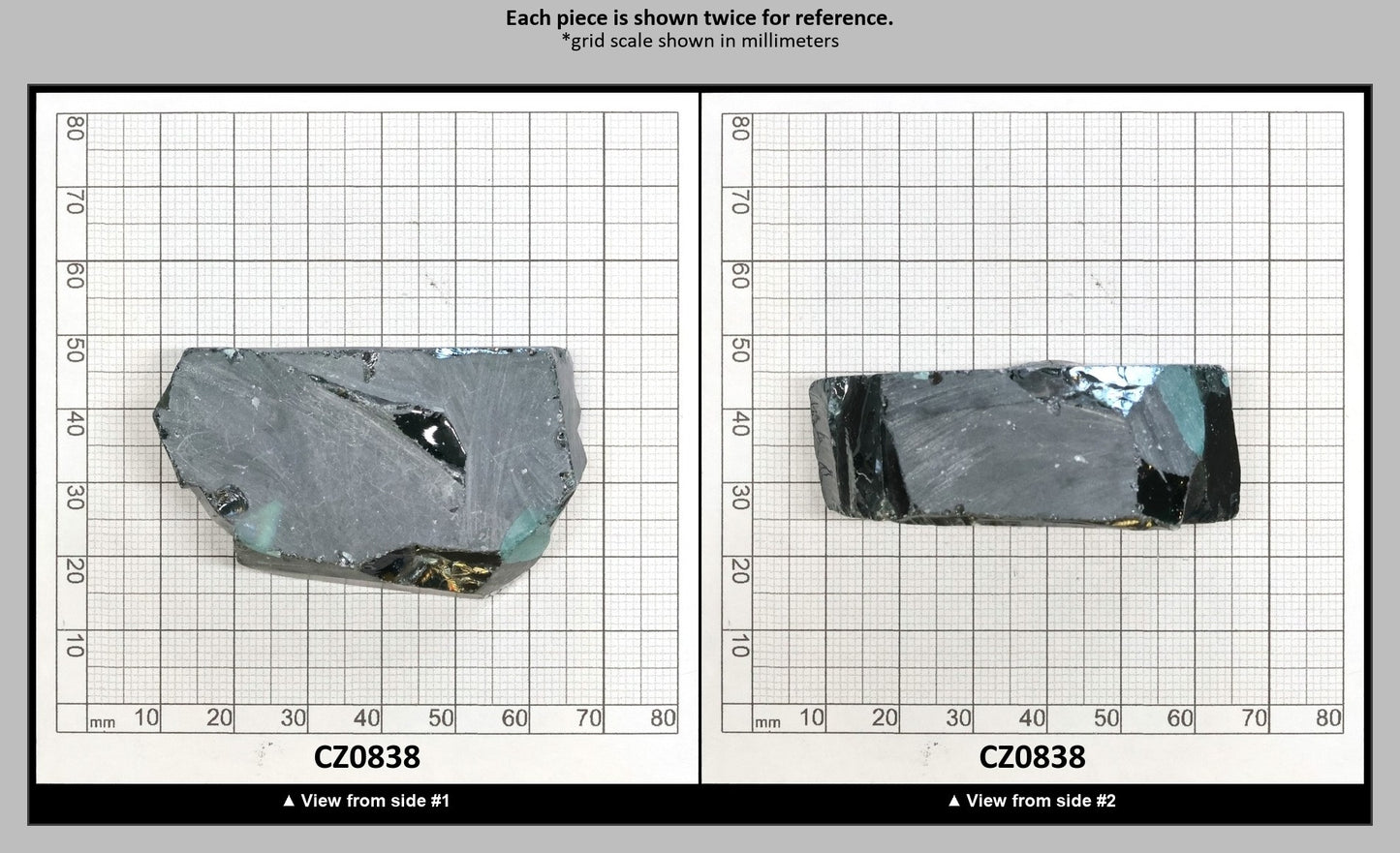 Teal Cubic Zirconia Faceting Rough for Gem Cutting - Various Sizes : CZ0838