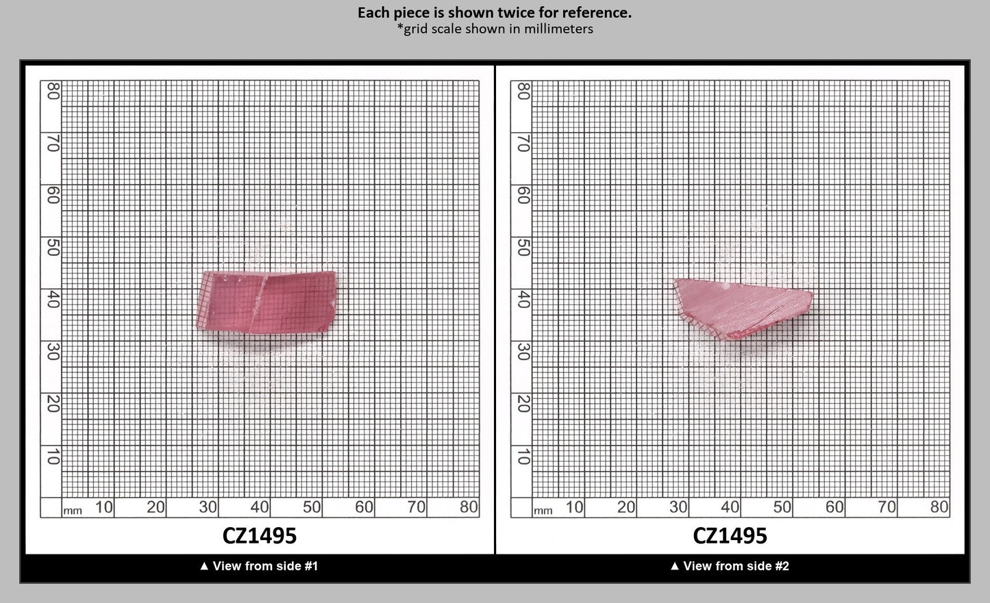 Royal Diamond Cubic Zirconia Faceting Rough for Gem Cutting - Various Sizes : CZ1495