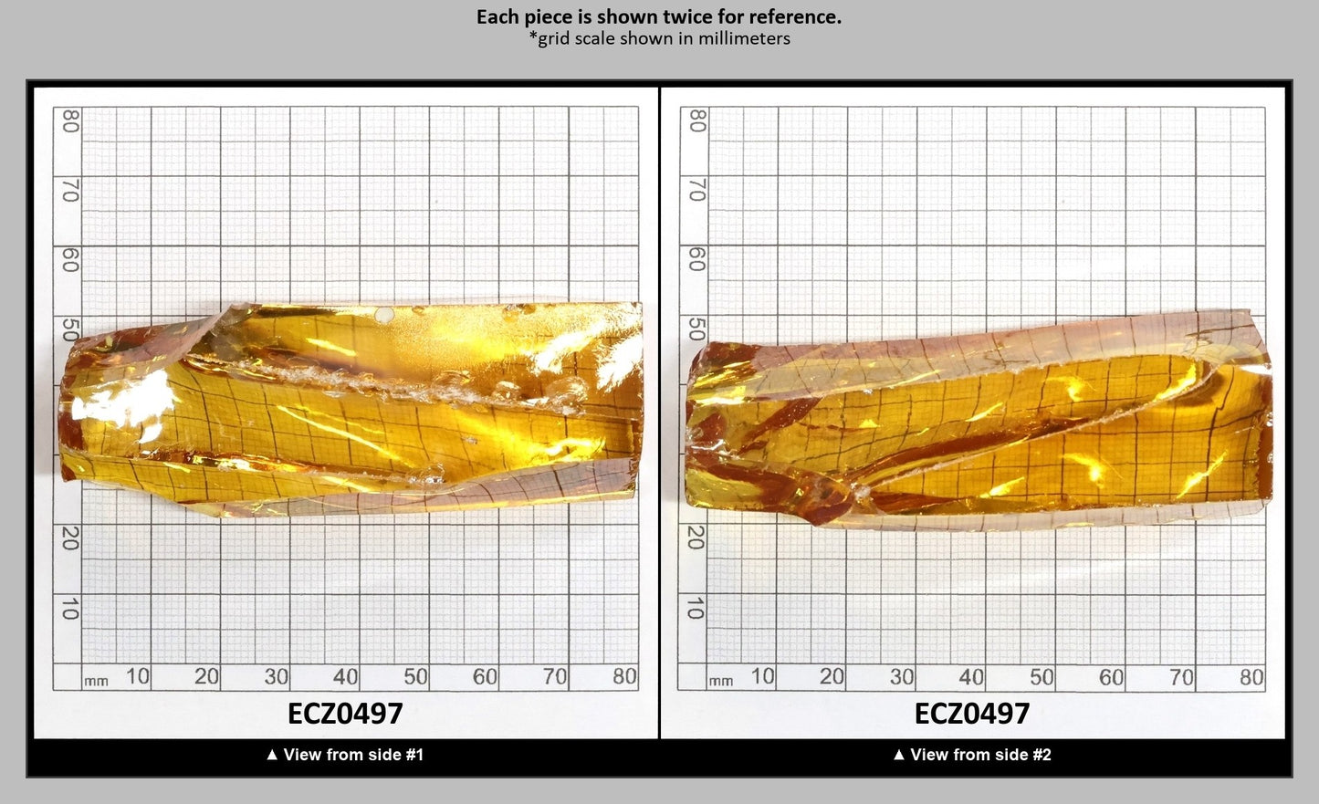 Yellow Cubic Zirconia Faceting Rough for Gem Cutting - Various Sizes : ECZ0497