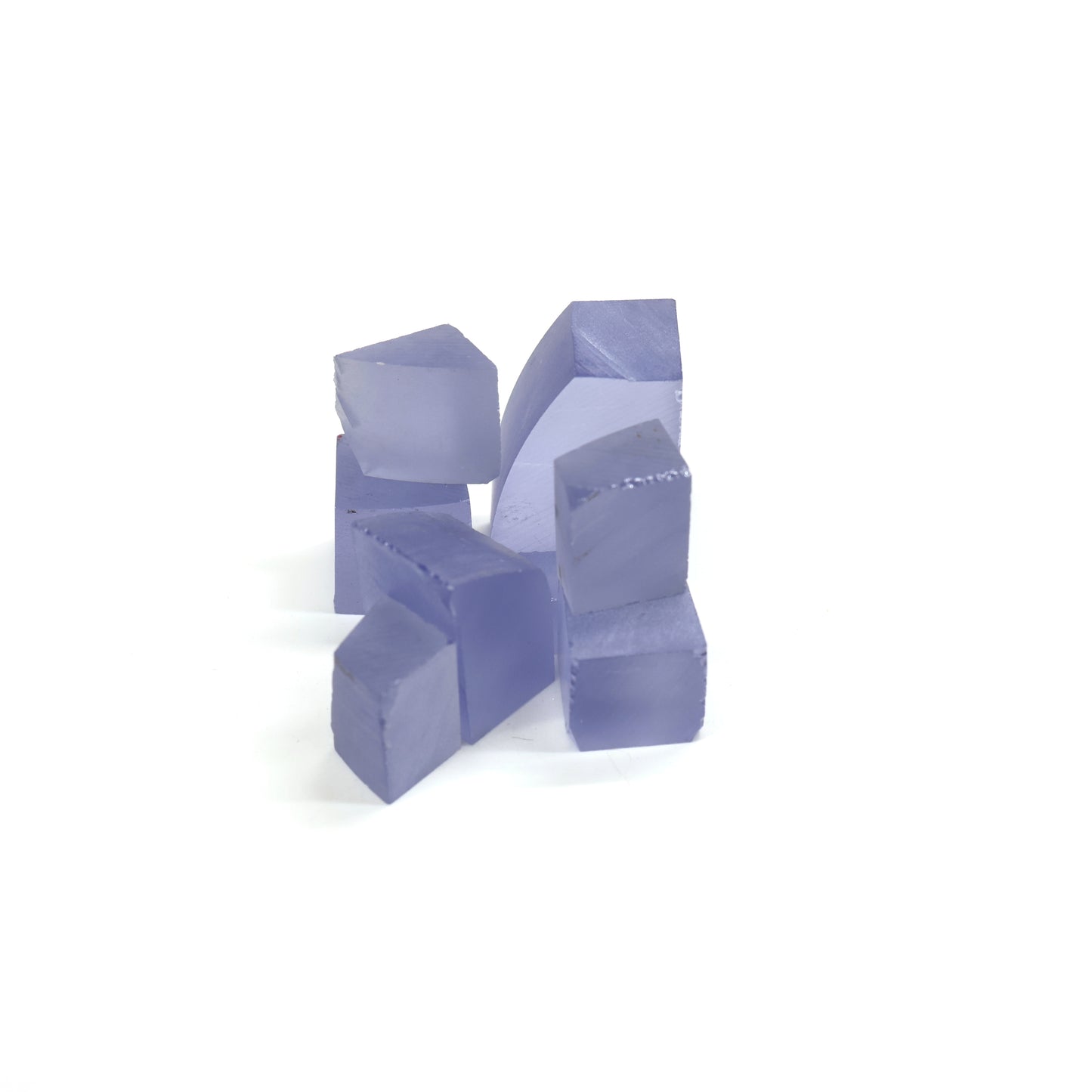 Extra Light Blue Czochralski Pulled Sapphire - Grade A - Faceting Rough