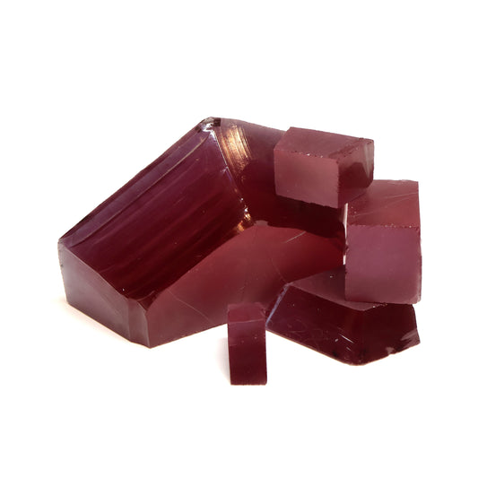 Synthetic Alexandrite Gemstone Rough - Red