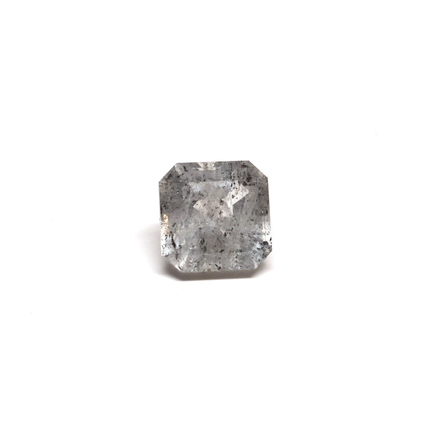 Nanosital Simulated Salt and Pepper Diamond Lab Created Faceting Rough for Gem Cutting - #Z-1345 - Various Sizes