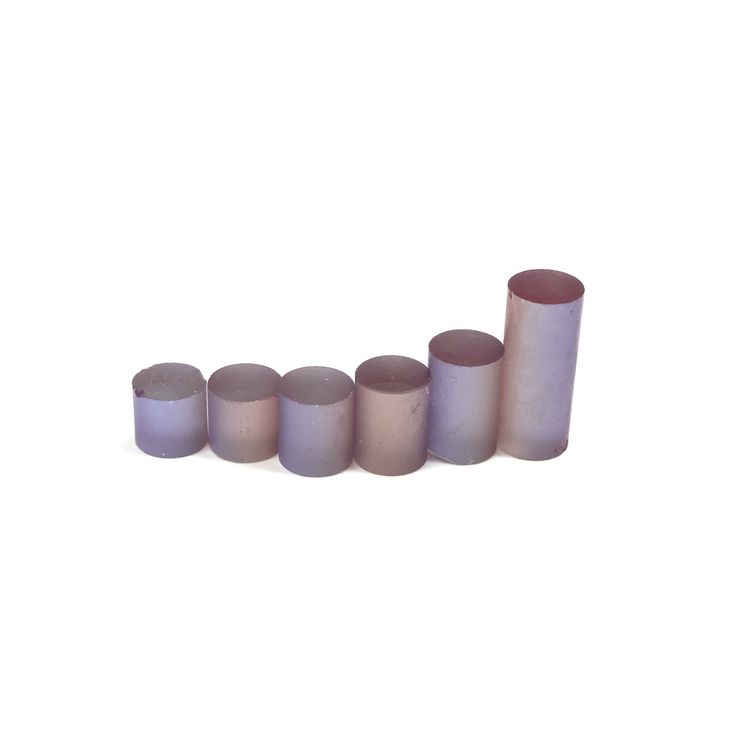 Synthetic Pulled Alexandrite - Laser Rod Cut Offs