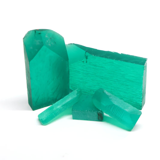 Hydrothermal Colombian Emerald - Grade A - Faceting Rough