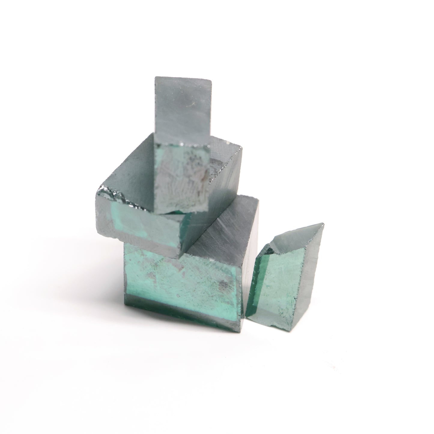 Green Moissanite - Grade A - Faceting Rough