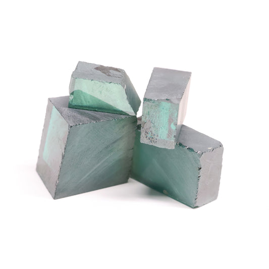 Green Moissanite - Grade A - Faceting Rough