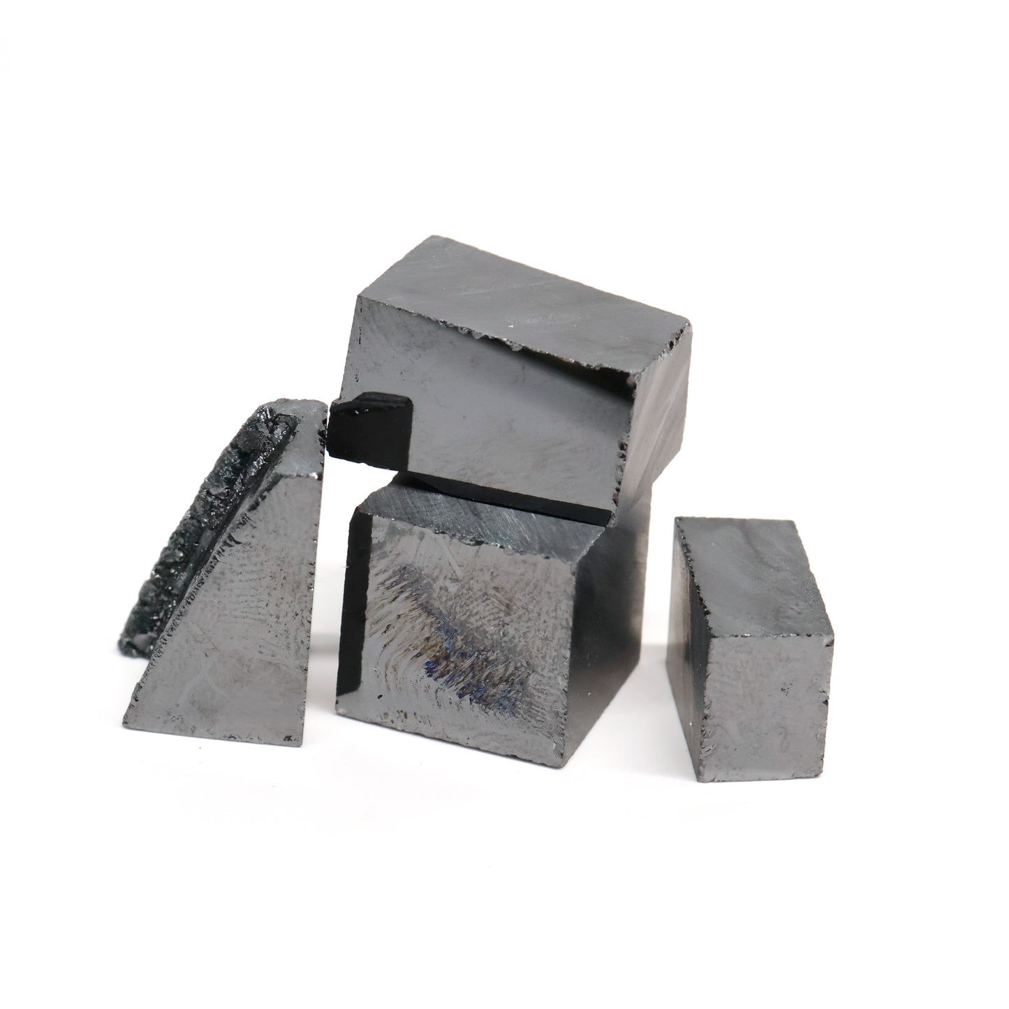 Black Moissanite - Grade A - Faceting Rough