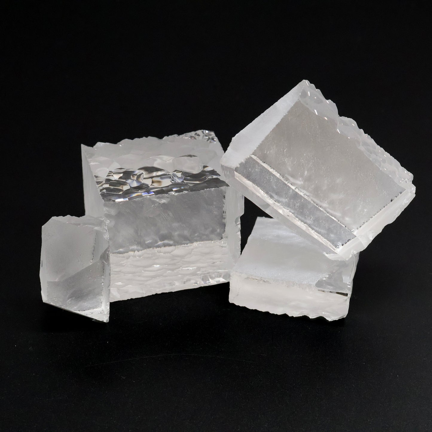 Clear Hydrothermal Synthetic Quartz - Lab Created Faceting Rough