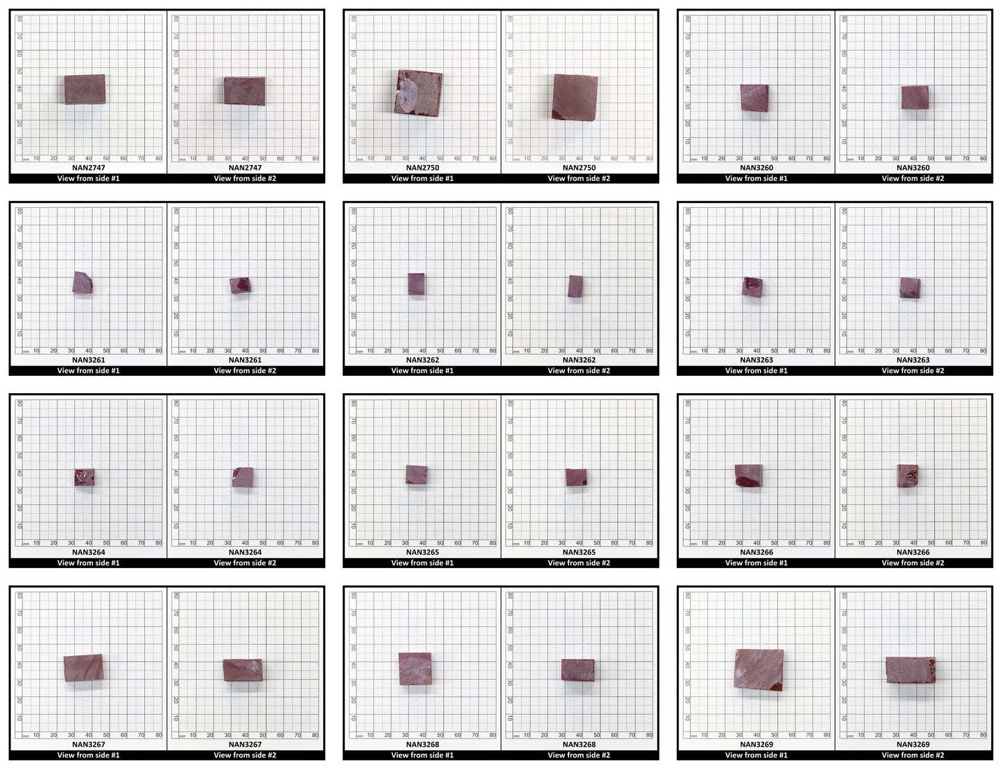 Nanosital Simulated Sweet Dreams Lab Created Faceting Rough for Gem Cutting - #400 - Various Sizes