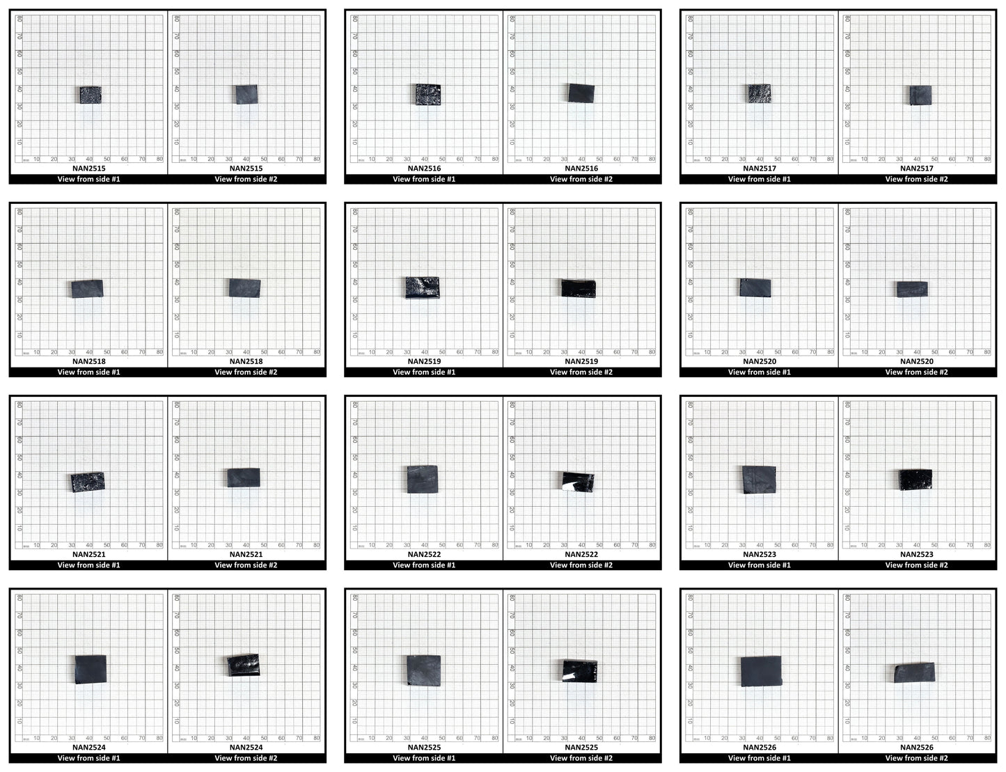 Nanosital Simulated Montana Sapphire Lab Created Faceting Rough for Gem Cutting - #49 - Various Sizes