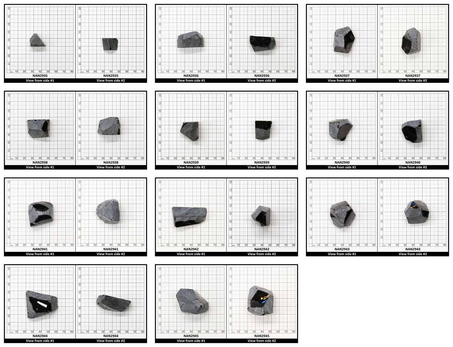 Nanosital Simulated Chrome Diopside Lab Created Faceting Rough for Gem Cutting - #A-450 - Various Sizes