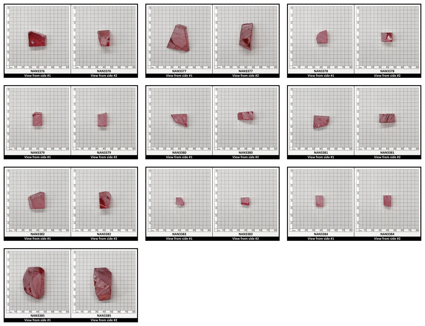 Nanosital Simulated Kunzite Lab Created Faceting Rough for Gem Cutting - #A-8483 - Various Sizes