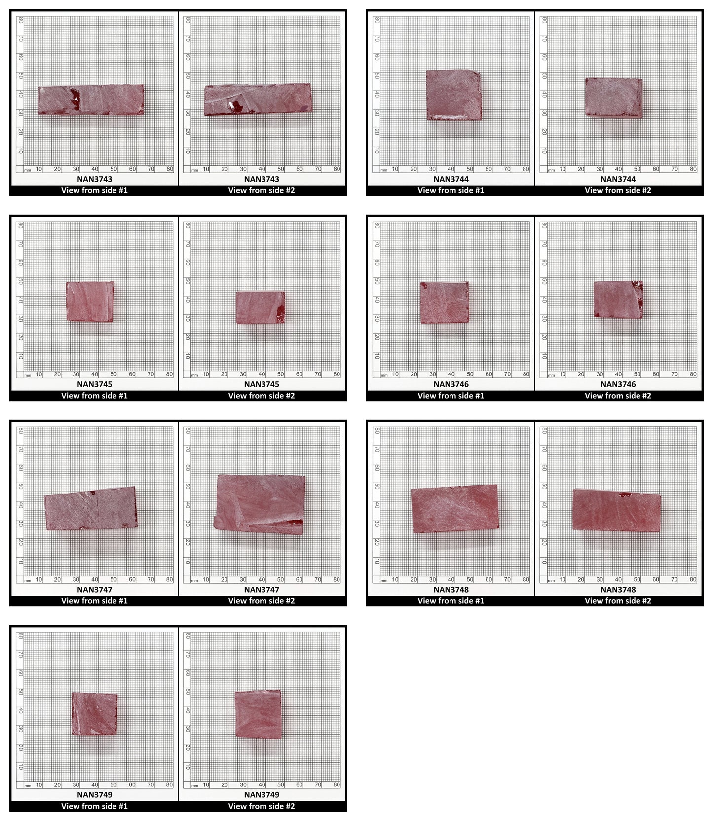 Nanosital Simulated Vivid Pink Lab Created Faceting Rough for Gem Cutting - #TB-9 - Various Sizes