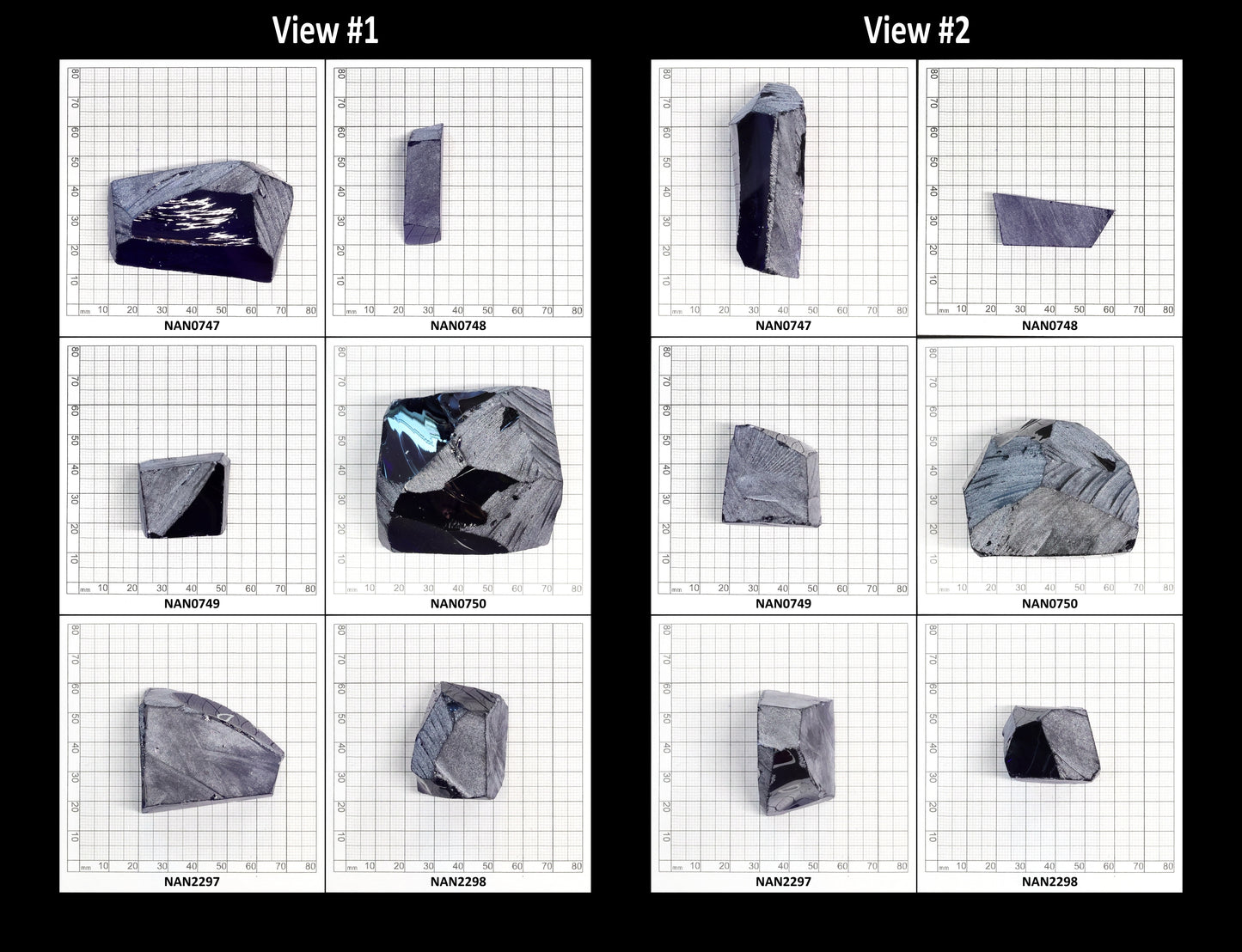 Nanosital Simulated Tanzanite Lab Created Faceting Rough for Gem Cutting - #124 - Various Sizes