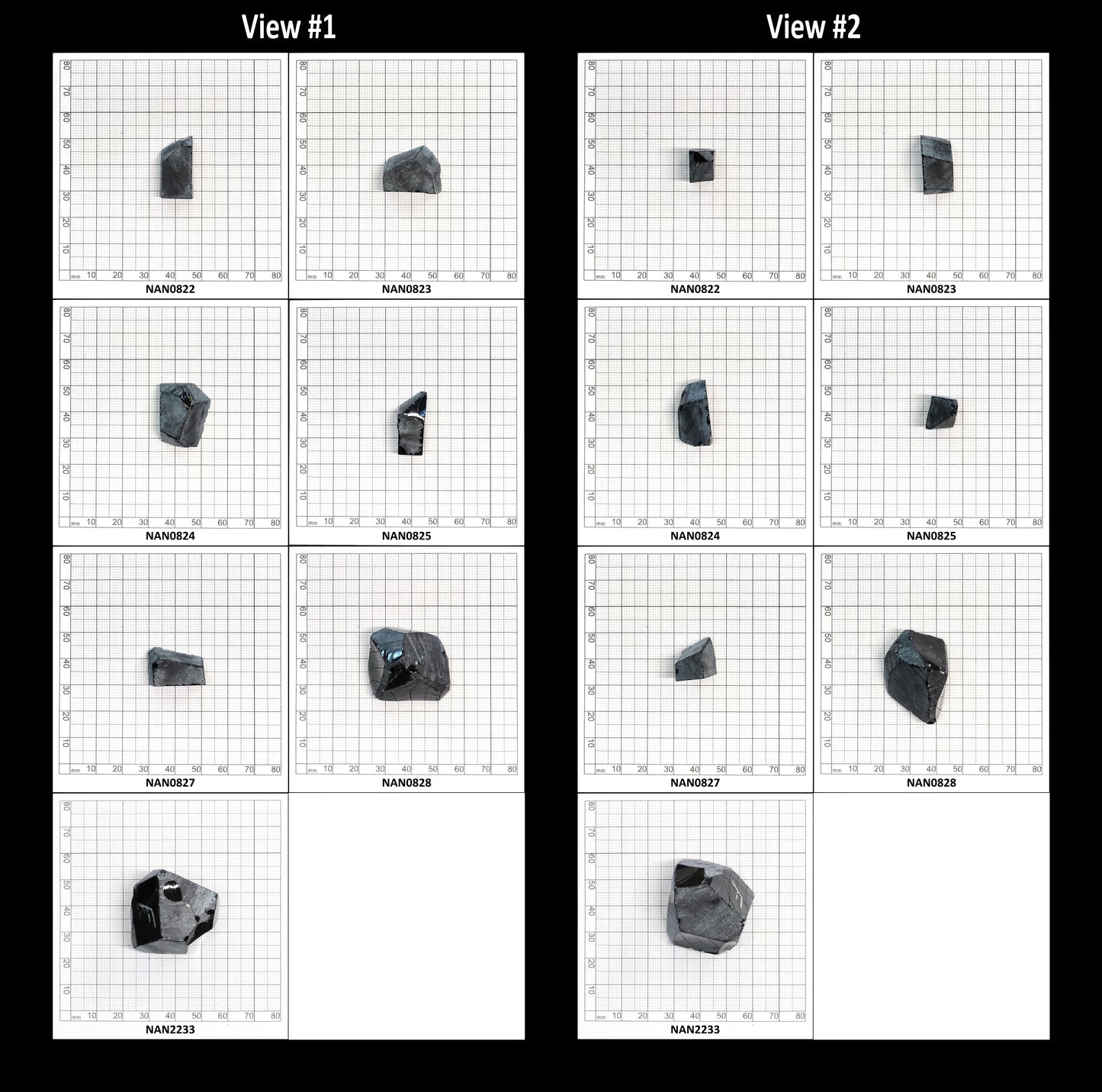 Nanosital Simulated Dark London Blue Topaz Lab Created Faceting Rough for Gem Cutting - #48 - Various Sizes
