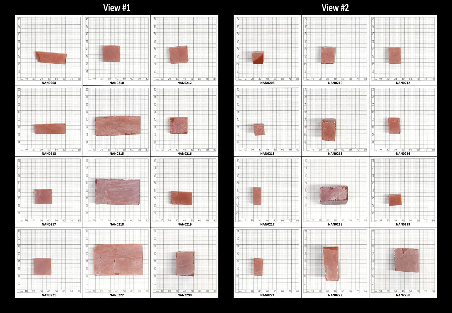 Nanosital Simulated Sweet Dreams Lab Created Faceting Rough for Gem Cutting - #600 - Various Sizes