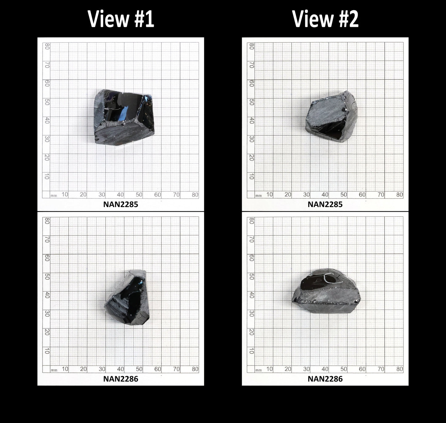 Nanosital Simulated Smoky Quartz Lab Created Faceting Rough for Gem Cutting - #A-4235 - Various Sizes