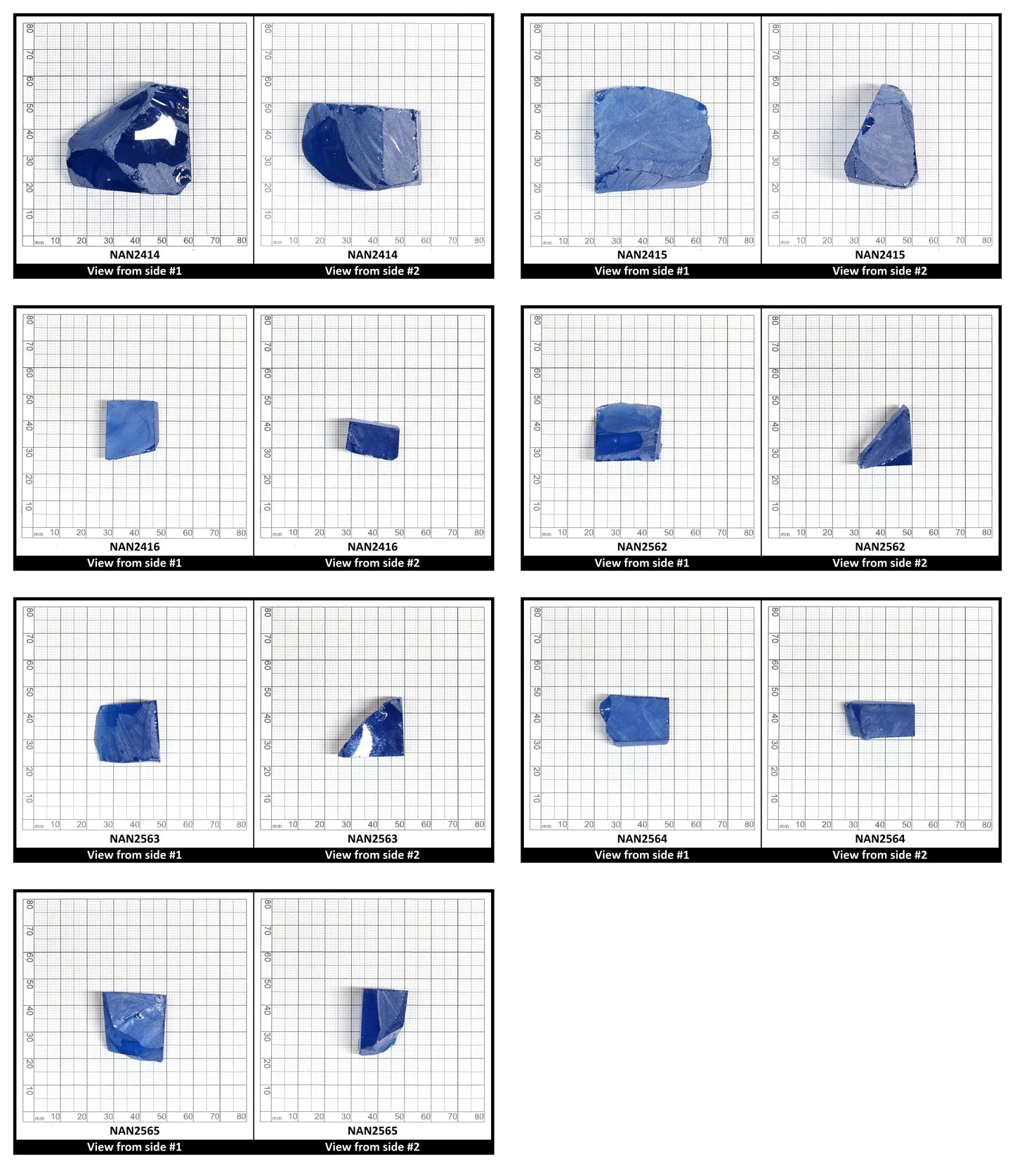 Nanosital Simulated Extra Swiss Topaz Lab Created Faceting Rough for Gem Cutting - #E-257 - Various Sizes