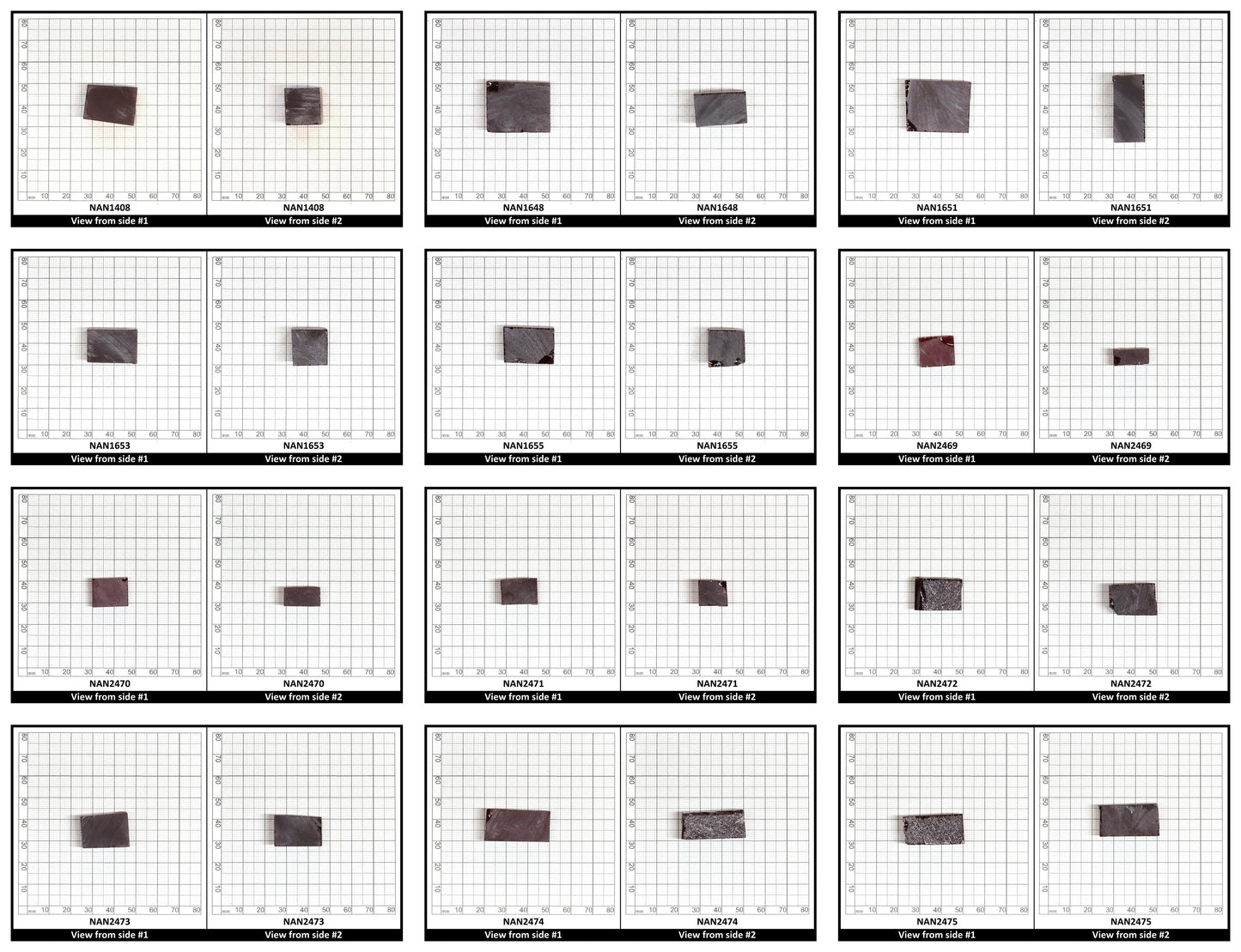 Nanosital Simulated Medium Ruby Lab Created Faceting Rough for Gem Cutting - #TB-20 - Various Sizes