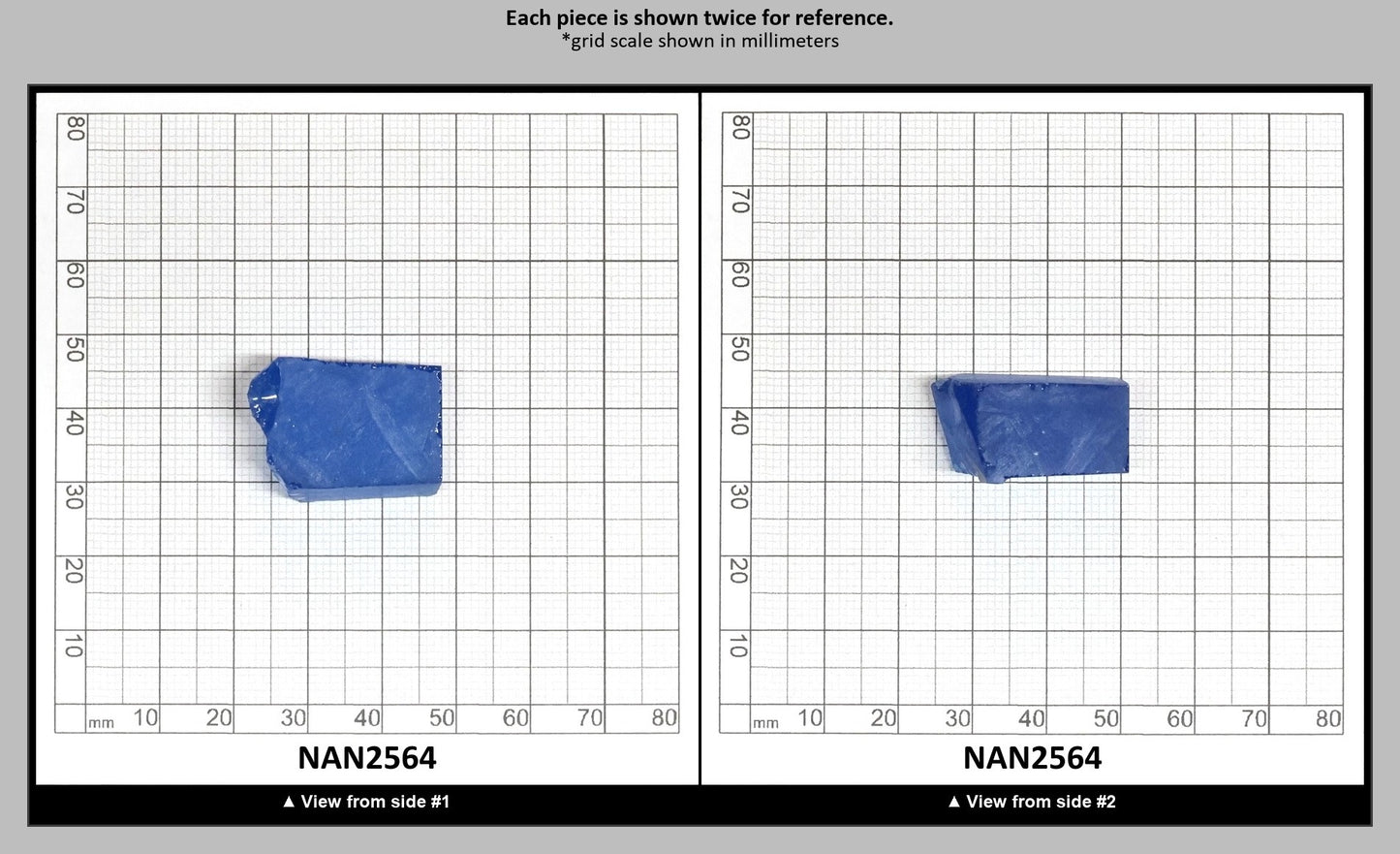 Nanosital Simulated Extra Swiss Topaz Lab Created Faceting Rough for Gem Cutting - #E-257 - Various Sizes : NAN2564