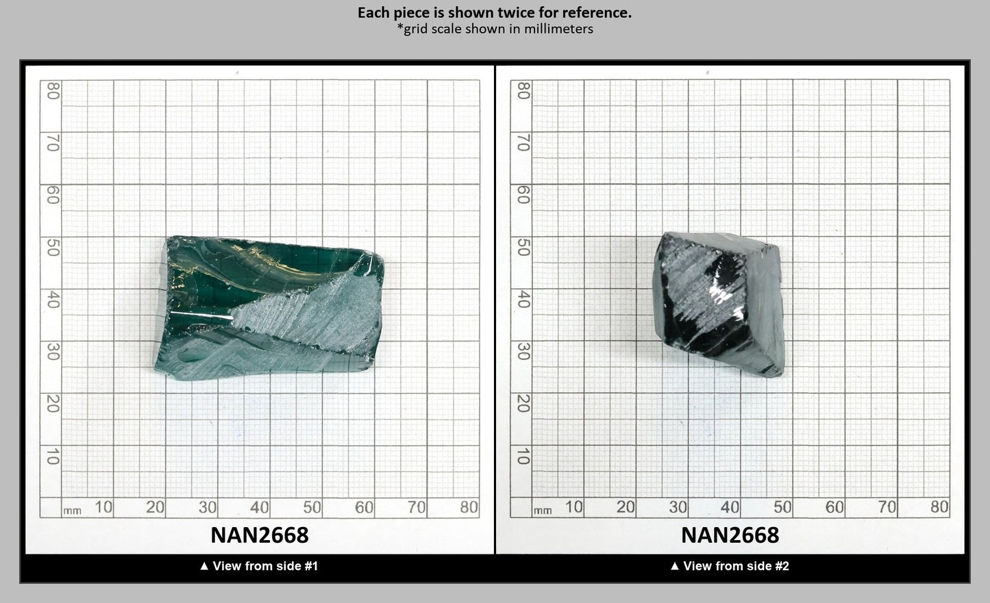 Nanosital Simulated Paraiba Tourmaline Lab Created Faceting Rough for Gem Cutting - #A-75 - Various Sizes : NAN2668
