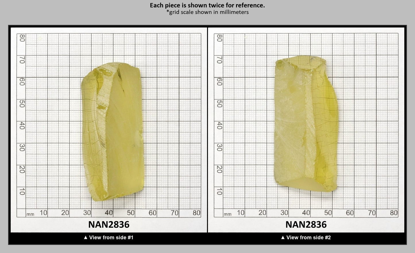 Nanosital Simulated Color Changing Lab Created Faceting Rough for Gem Cutting - #204 - Various Sizes : NAN2836