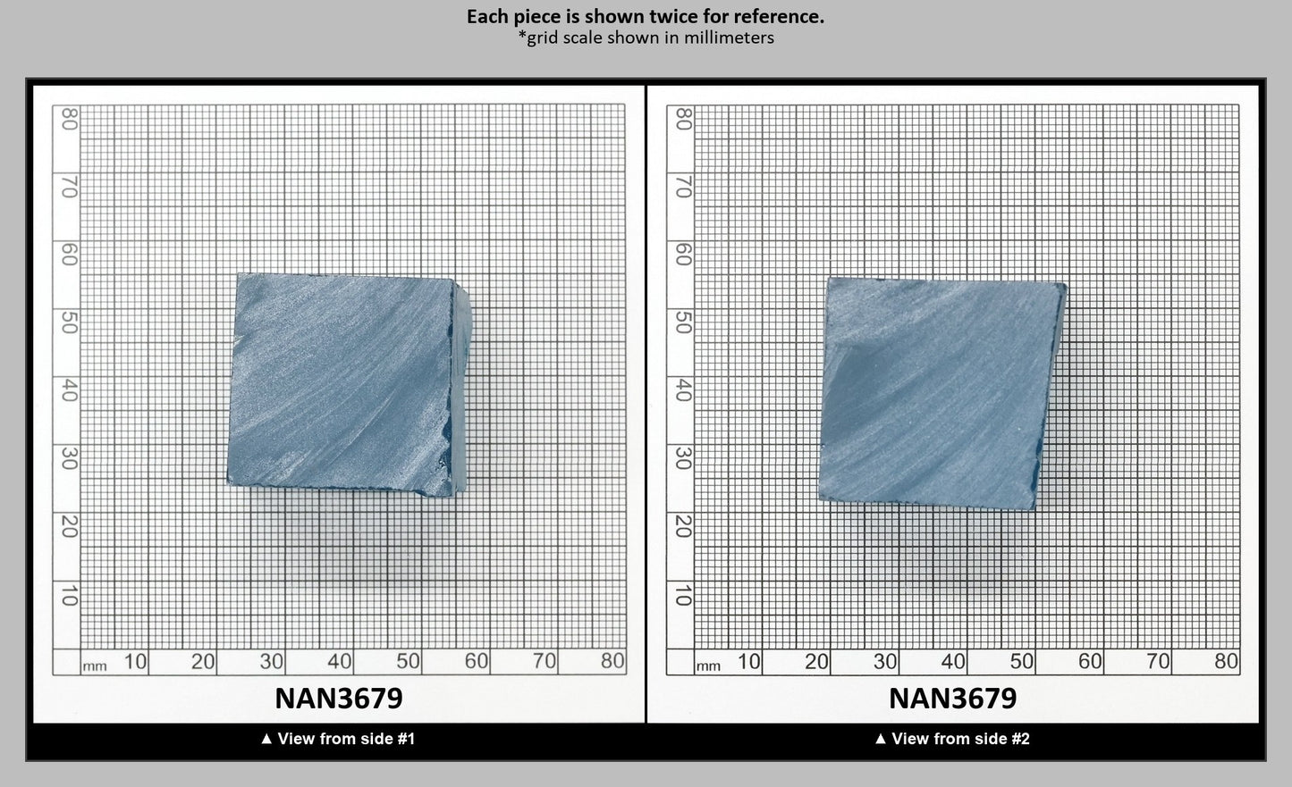 Nanosital Simulated Aquamarine Lab Created Faceting Rough for Gem Cutting - #A-150 - Various Sizes : NAN3679