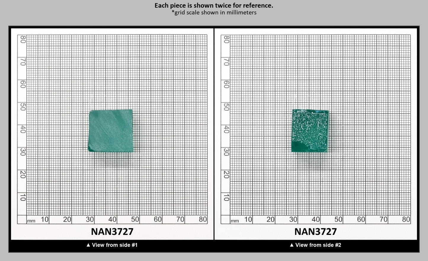 Nanosital Simulated Very Light Emerald Lab Created Faceting Rough for Gem Cutting - #0/4 - Various Sizes : NAN3727