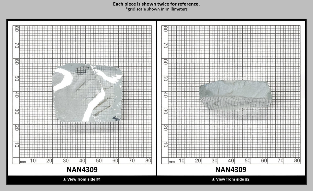Nanosital Simulated White Topaz Lab Created Faceting Rough for Gem Cutting - #A-1345 - Various Sizes : NAN4309