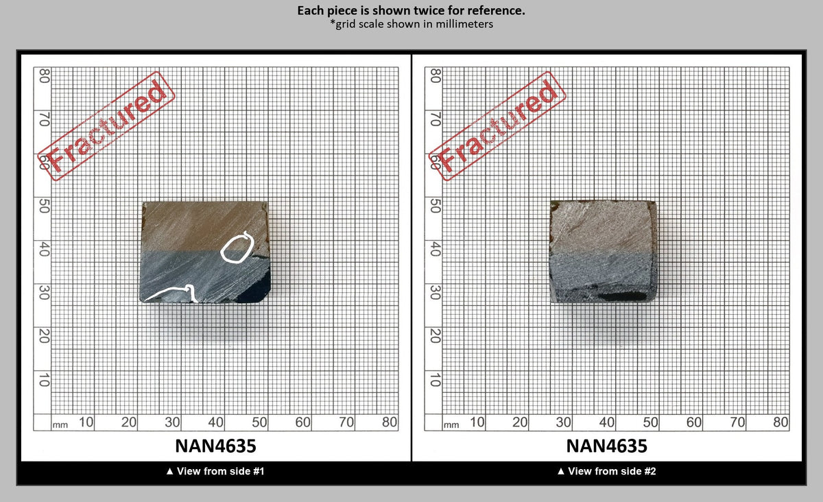 Nanosital Simulated Bi-Color Lab Created Faceting Rough for Gem Cutting - Yellow-Blue - Various Sizes : NAN4635