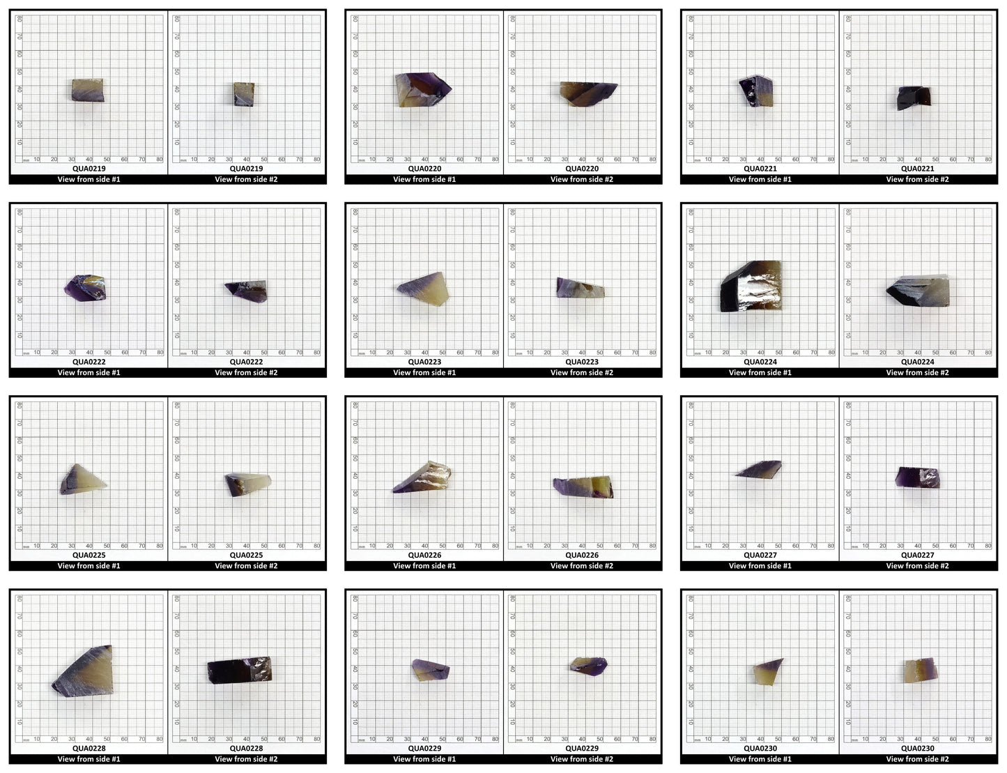 Ametrine Hydrothermal Synthetic Quartz - Lab Created Faceting Rough