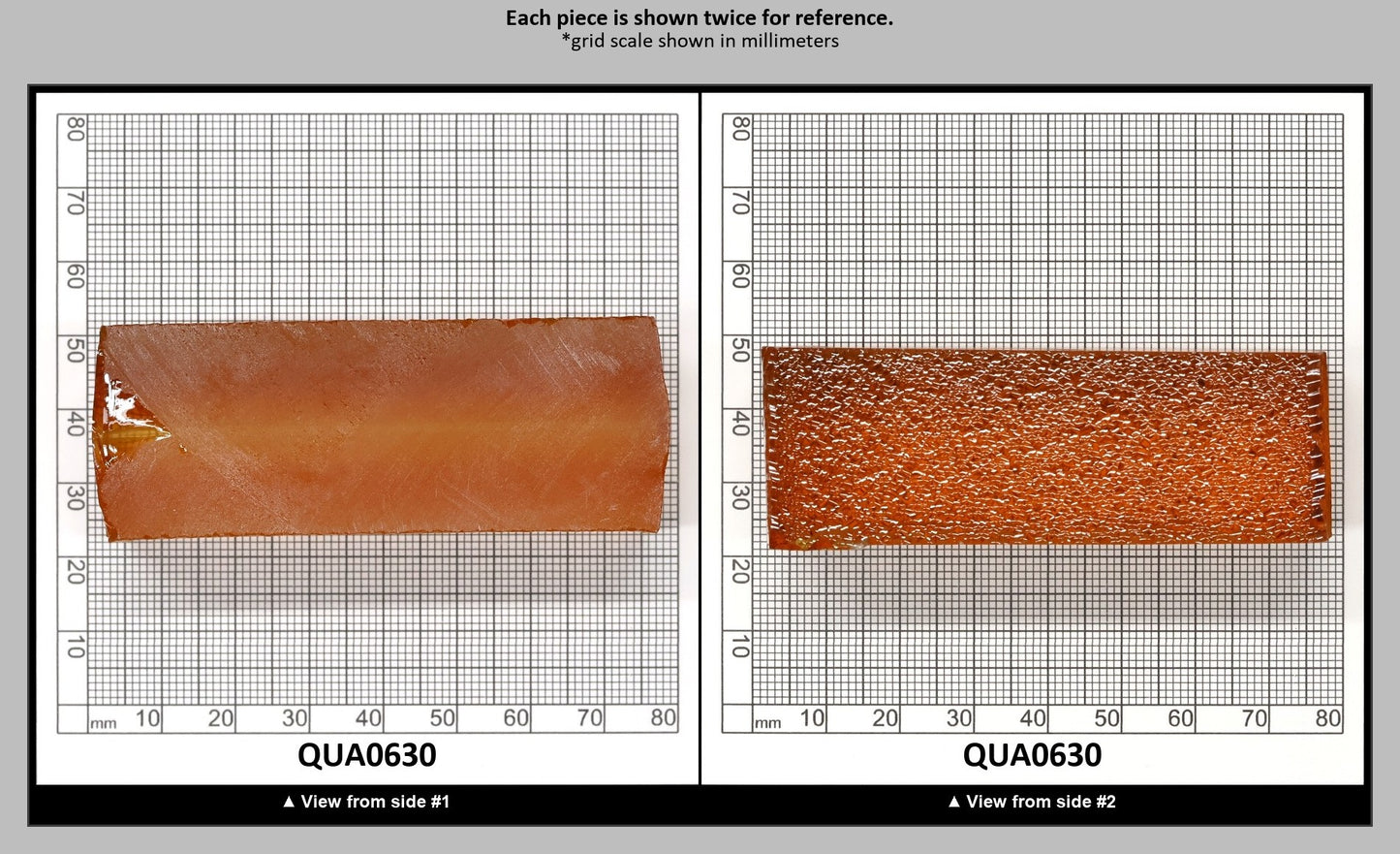 Light Citrine Hydrothermal Synthetic Quartz - Lab Created Faceting Rough : QUA0630