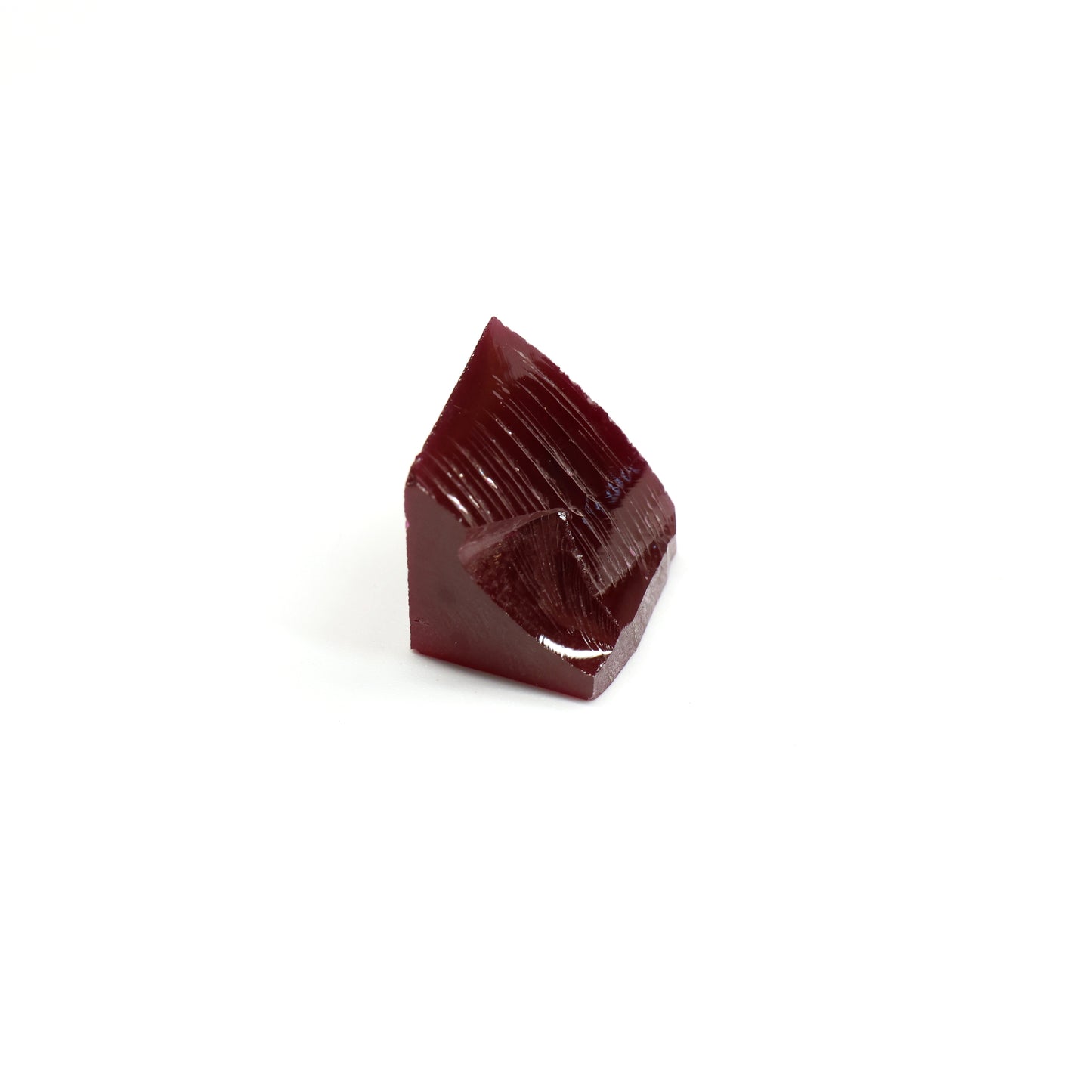 Pigeon Blood Red Czochralski Pulled Ruby - Grade A - Faceting Rough