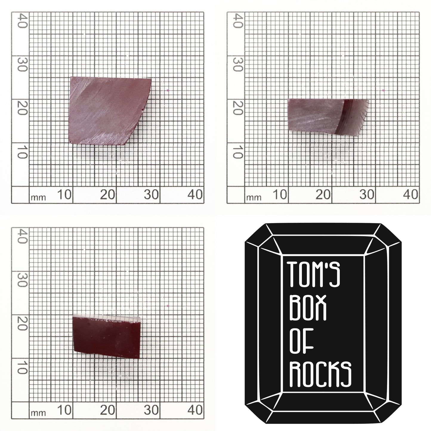Pigeon Blood Red Czochralski Pulled Ruby - Grade A - Faceting Rough