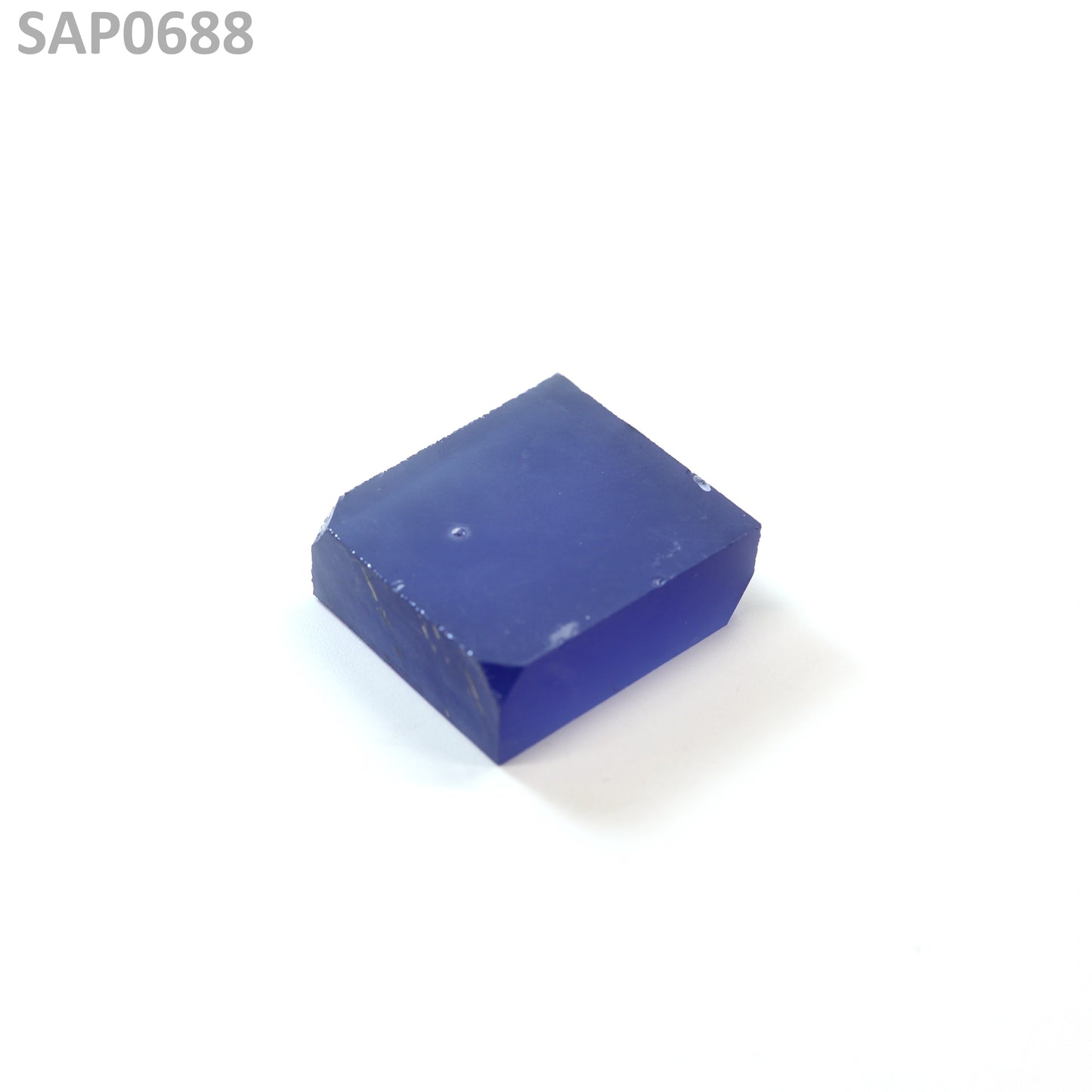 Light Blue Czochralski Pulled Sapphire - Grade A - Faceting Rough