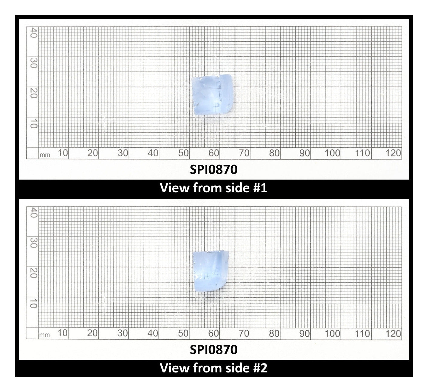 Aquamarine Blue #105 Lab Created Spinel Faceting Rough for Gem Cutting - Various Sizes