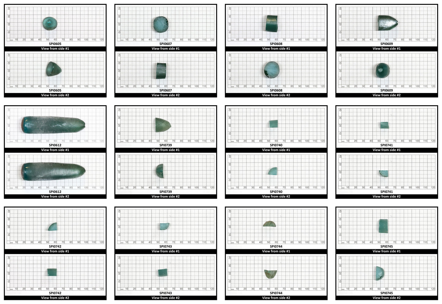 Brazil Emerald Green #137-Djeva Lab Created Spinel Faceting Rough for Gem Cutting - Various Sizes