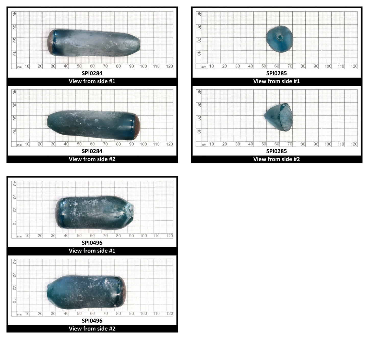 Paraiba Blue #138-Djeva Lab Created Spinel Faceting Rough for Gem Cutting - Various Sizes