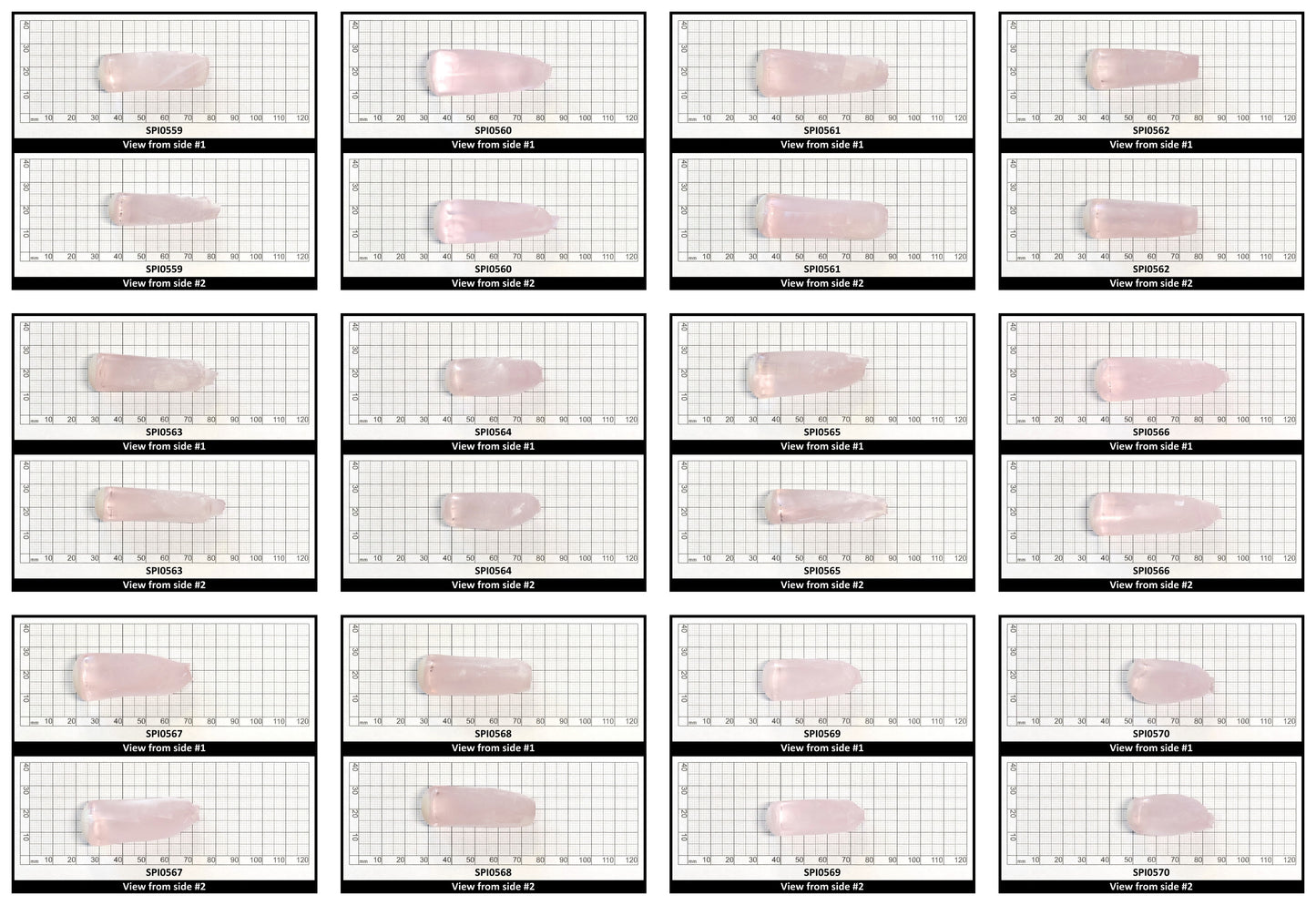Pink #140-Djeva Lab Created Spinel Faceting Rough for Gem Cutting - Various Sizes