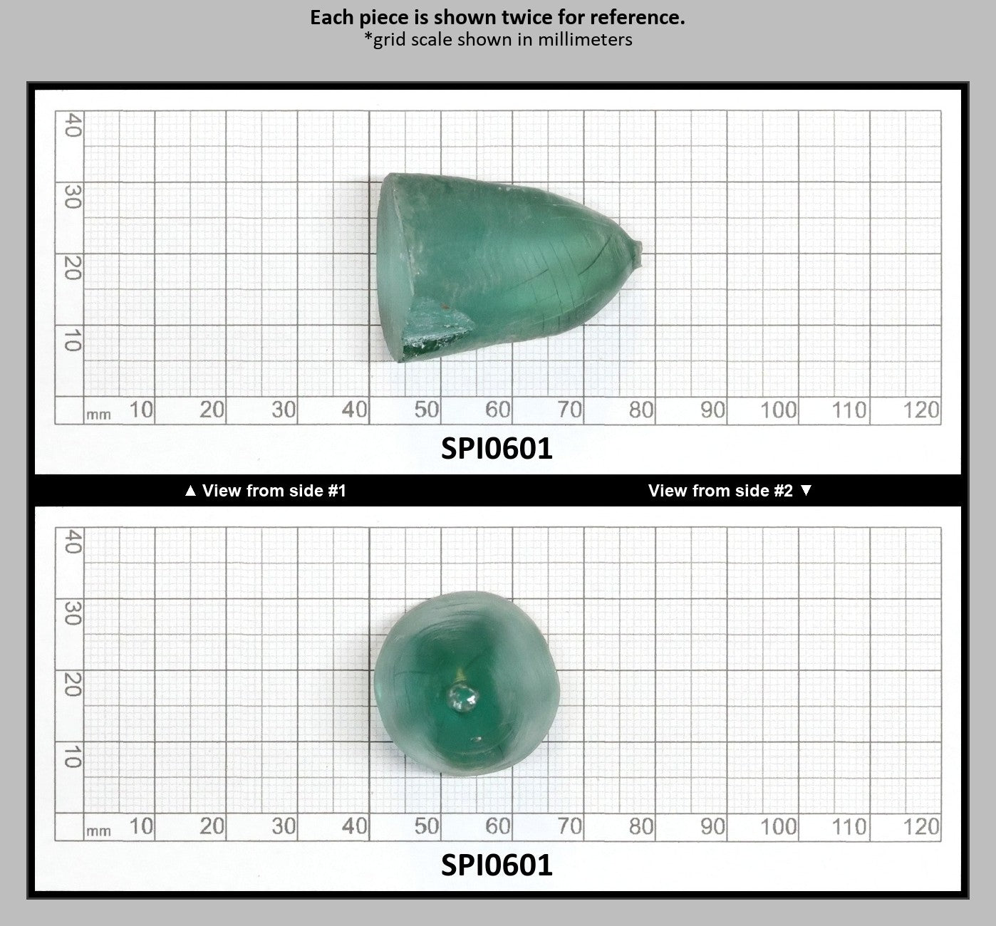Light Paraiba Blue #135-Djeva Lab Created Spinel Faceting Rough for Gem Cutting - Various Sizes : SPI0601