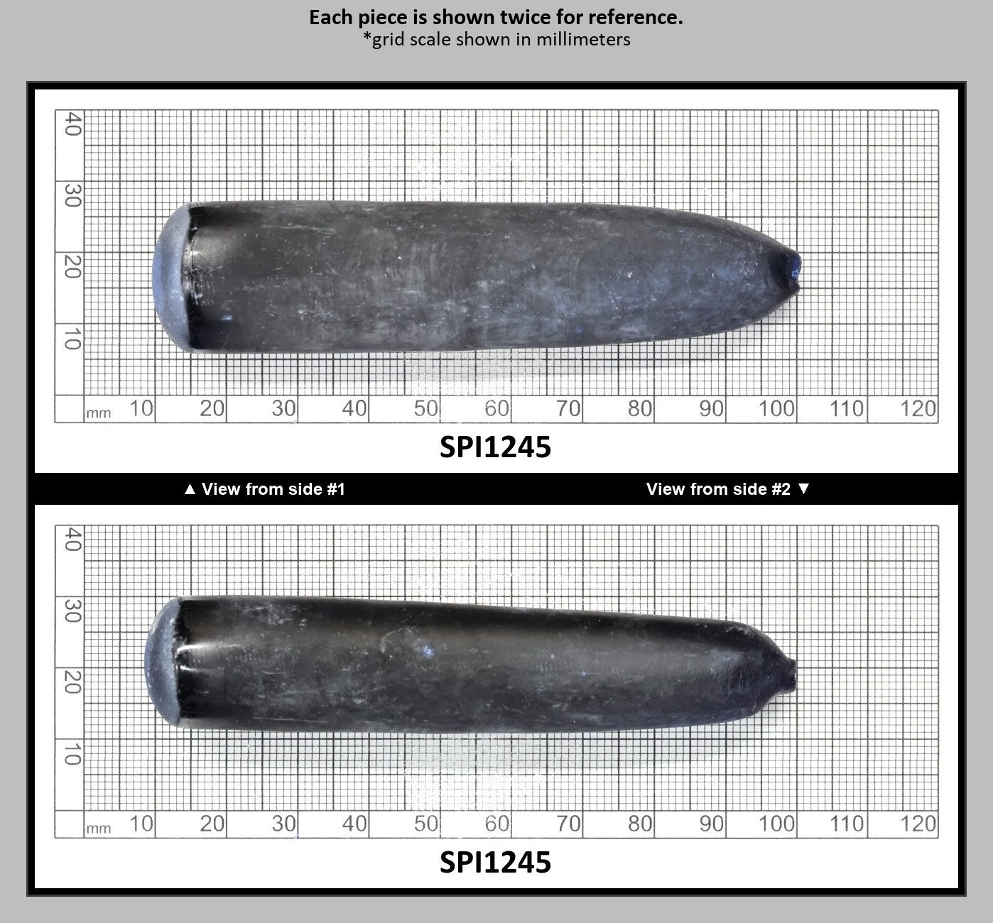 Burma Dark Blue #113-Djeva Lab Created Spinel Faceting Rough for Gem Cutting - Various Sizes : SPI1245