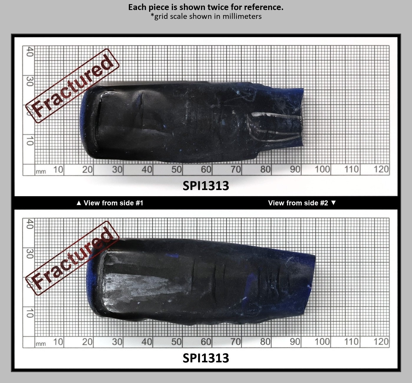 Burma Blue #112 Lab Created Spinel Faceting Rough for Gem Cutting - Various Sizes : SPI1313