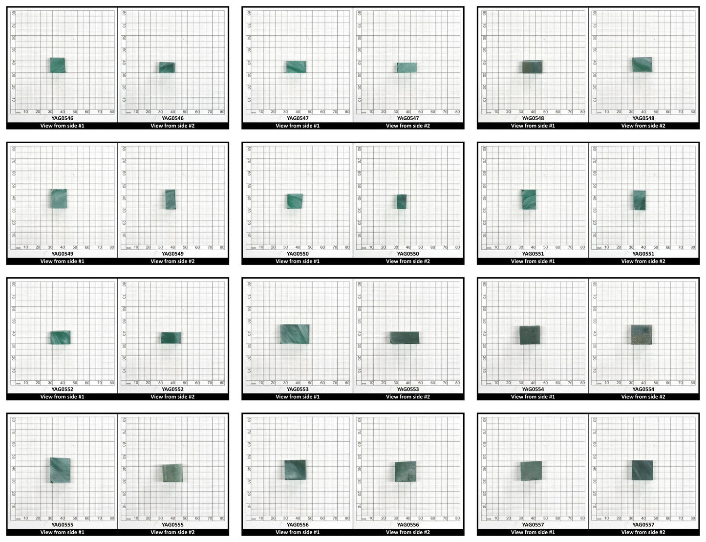 Green (Tsavorite) Polycrystalline (Ceramic) YAG - Faceting Rough