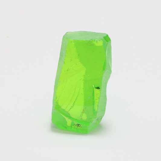 Nanosital Simulated Medium Kryptonite Lab Created Faceting Rough for Gem Cutting - #B-1320 - Various Sizes : #BEGIN