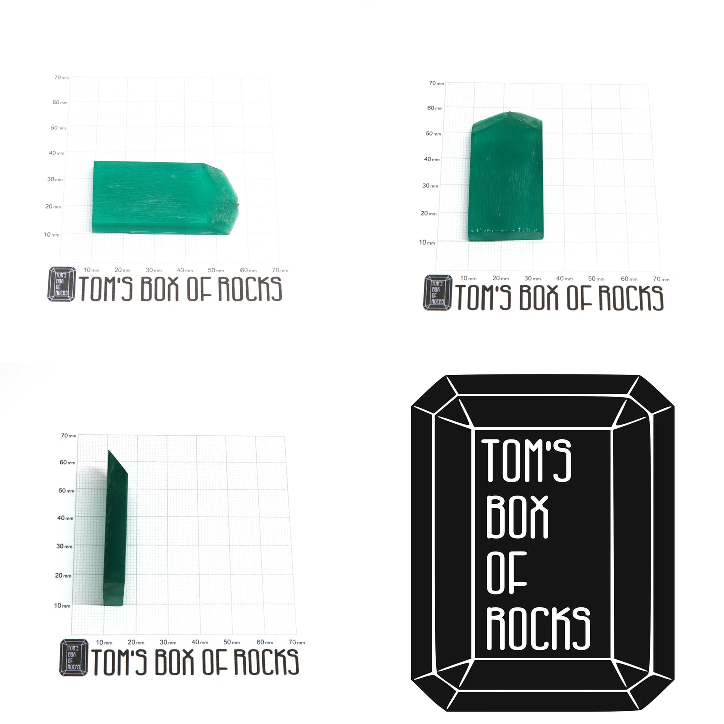 Hydrothermal Colombian Emerald - Grade A - Faceting Rough